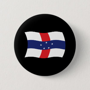 Netherlands Antilles Flag Button