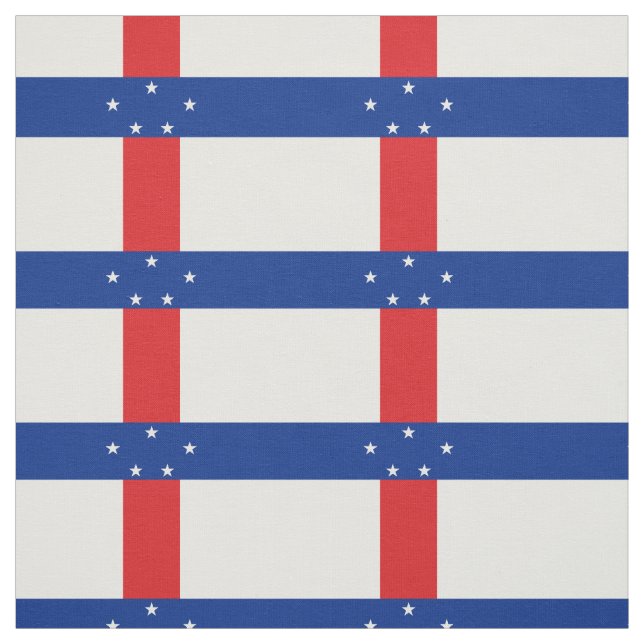 Netherlands Antilles Flag Fabric (Swatch)