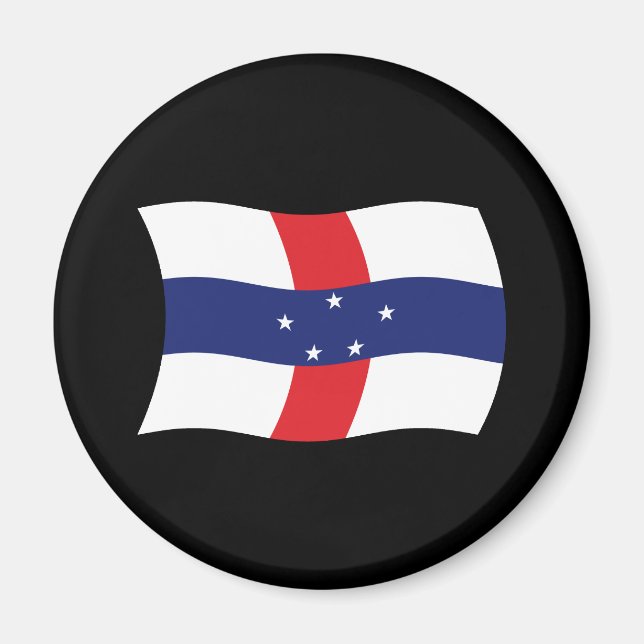 Netherlands Antilles Flag Magnet (Front)