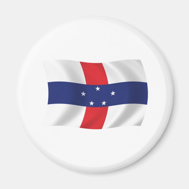 Netherlands Antilles Flag Magnet (Front)