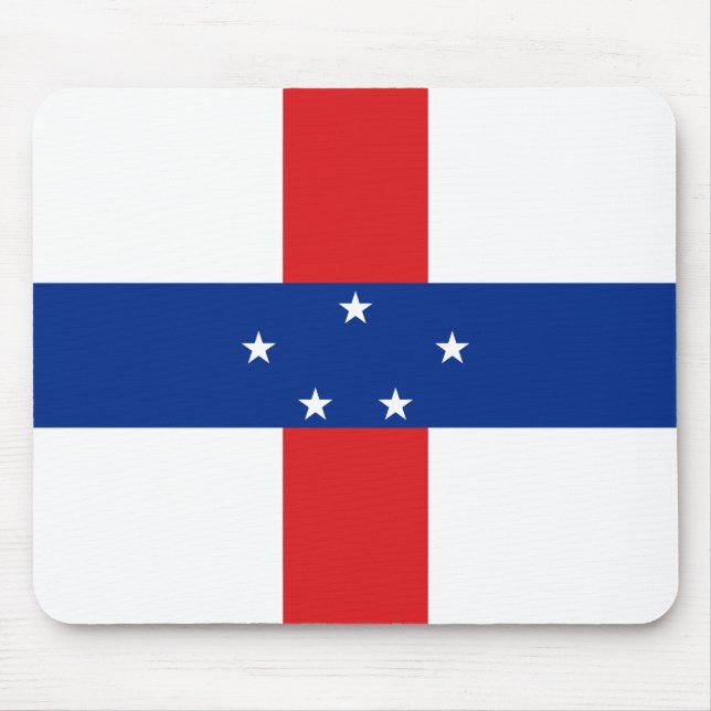 Netherlands Antilles Flag Mouse Pad (Front)