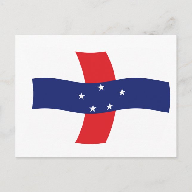 Netherlands Antilles Flag Postcard (Front)