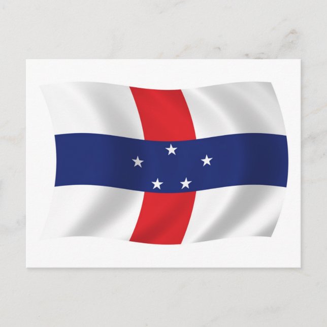 Netherlands Antilles Flag Postcard (Front)