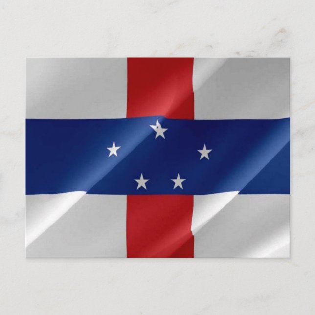 Netherlands Antilles - Flag - Postcard (Front)