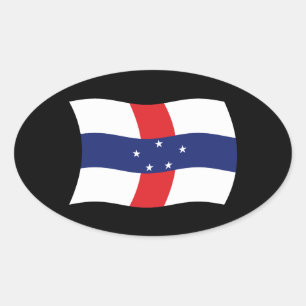 Netherlands Antilles Flag Sticker