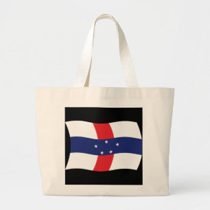 Netherlands Antilles Flag Tote Bag