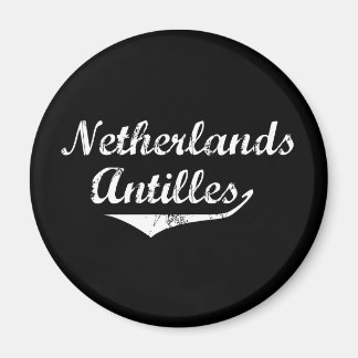 Netherlands Antilles Revolution Style Magnet