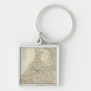 Netherlands, Belgium Key Ring