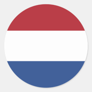 netherlands classic round sticker