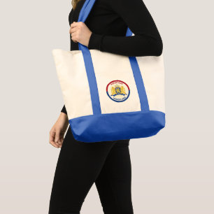 Netherlands Coat of Arms Circle Shape Tote Bag