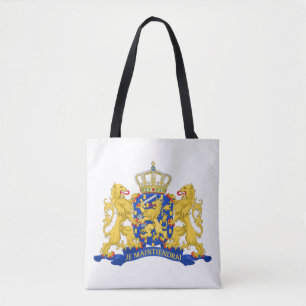 Netherlands Coat of Arms on White stcnt Tote Bag