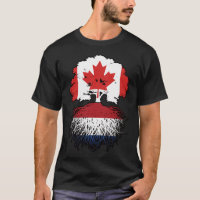 Netherlands Dutch Canadian Canada Tree Roots Flag