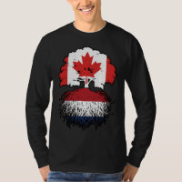 Netherlands Dutch Canadian Canada Tree Roots Flag