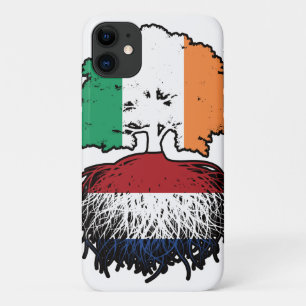 Netherlands Dutch Irish Ireland Tree Roots Flag iPhone 11 Case