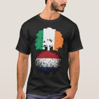 Netherlands Dutch Irish Ireland Tree Roots Flag