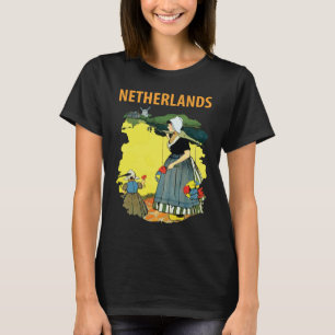 Netherlands Dutch Tulip Garden Travel T-Shirt