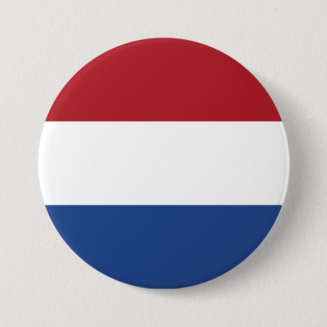 Netherlands Flag 7.5 Cm Round Badge (Front)