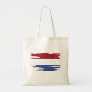 Netherlands Flag Brush Art Tote Bag