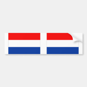 Netherlands flag bumper sticker