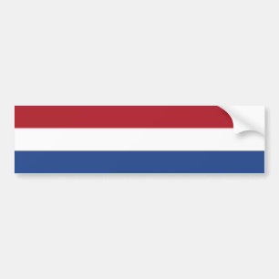 Netherlands flag bumper sticker