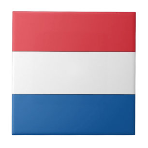 Netherlands Flag Ceramic Tile
