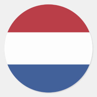 Netherlands Flag Classic Round Sticker