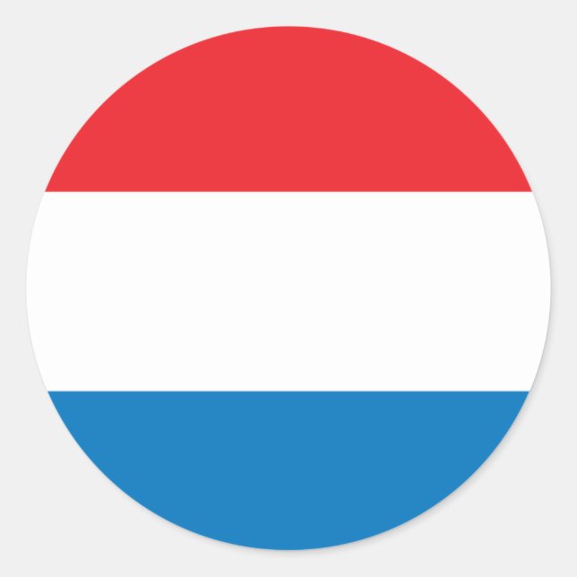 Netherlands Flag Classic Round Sticker (Front)