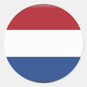 Netherlands Flag Classic Round Sticker