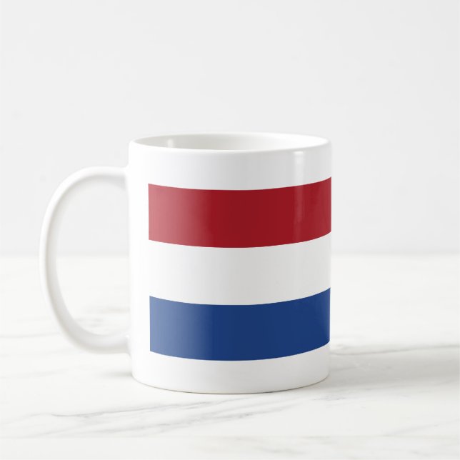 Netherlands Flag Coffee Mug (Left)