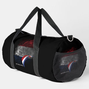 Netherlands flag duffle bag