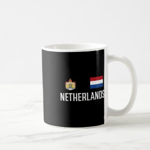 Netherlands Flag Footbyll Soccer Fan Men Women Kid Coffee Mug