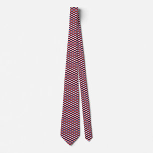 Netherlands Flag Hearts Tie