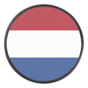Netherlands Flag Hockey Puck