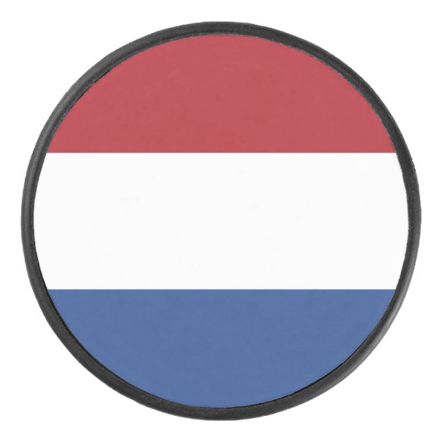 Netherlands Flag Hockey Puck (Front)