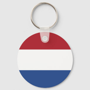 Netherlands Flag Key Ring