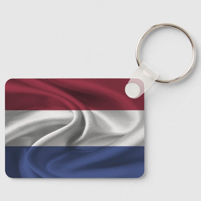 Netherlands Flag Keychain (Front)