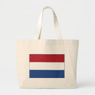 Netherlands Flag Large Tote Bag