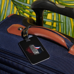 Netherlands flag luggage tag