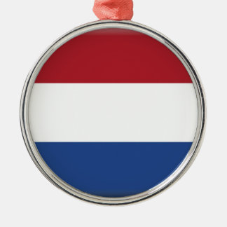 Netherlands Flag Metal Tree Decoration