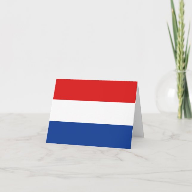 Netherlands Flag Notecard (Front)