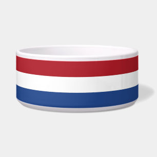 Netherlands Flag Pet Bowl