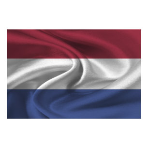 Netherlands Flag Photo Print