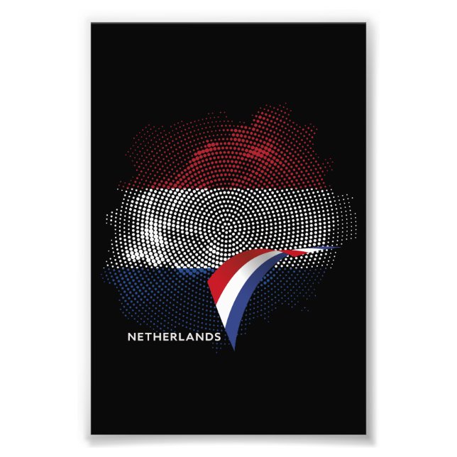 Netherlands flag photo print (Front)