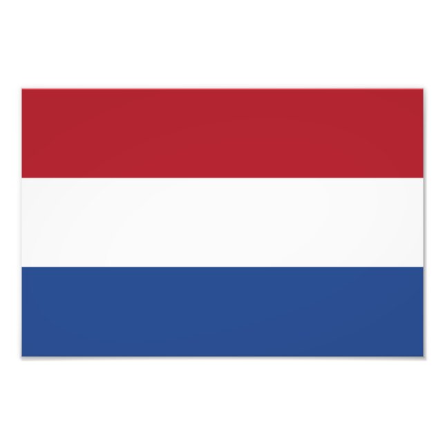 Netherlands Flag Photo Print (Front)