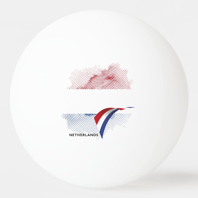 Netherlands flag ping pong ball (Front)