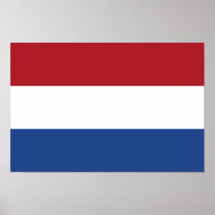 Netherlands Flag Poster