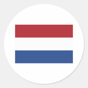 Netherlands Flag Products Classic Round Sticker