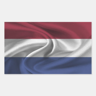 Netherlands Flag Rectangular Sticker