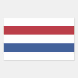 Netherlands Flag Rectangular Sticker