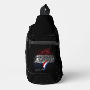 Netherlands flag sling bag